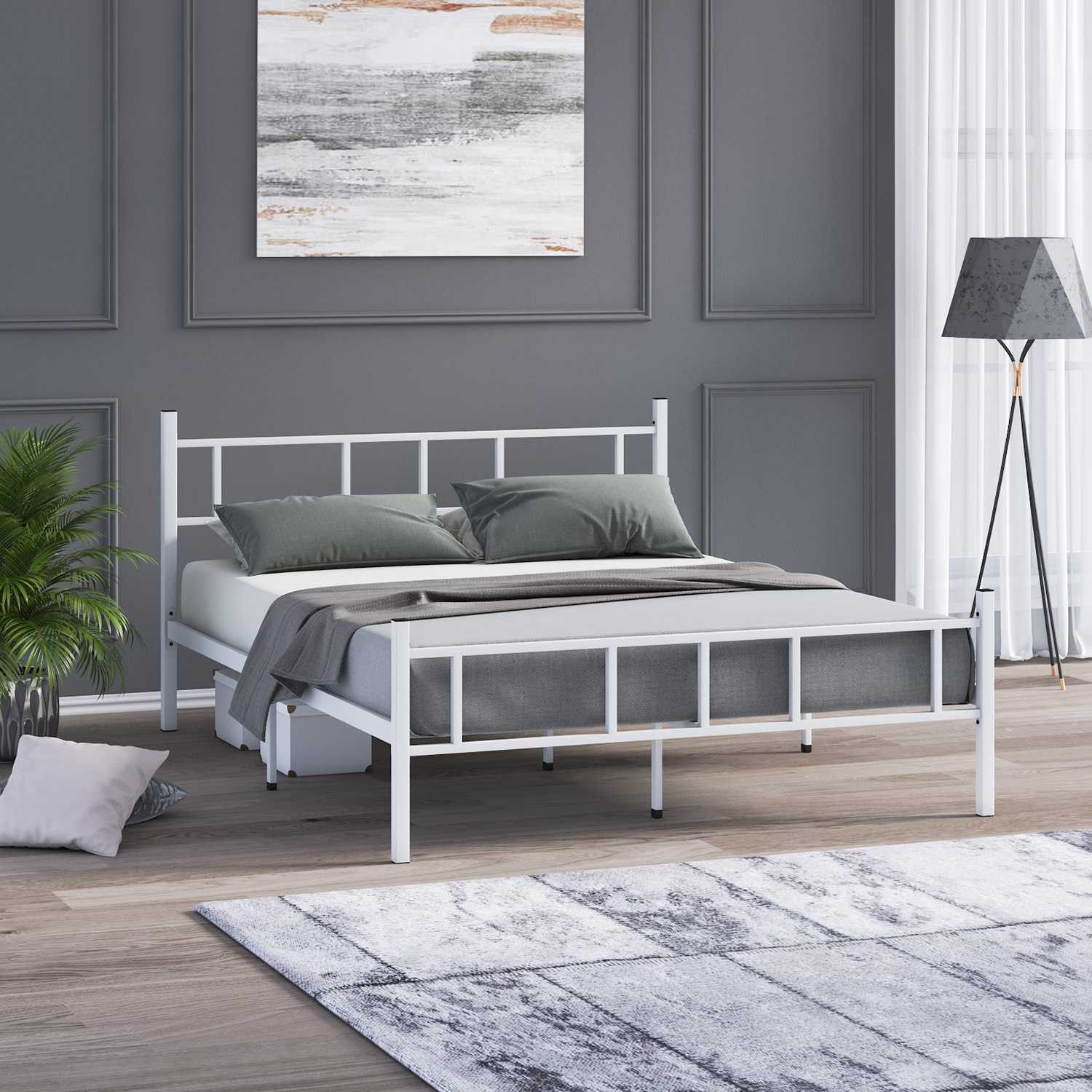 T.AKNB120X200_1 Nova Steel Bed - Image 1